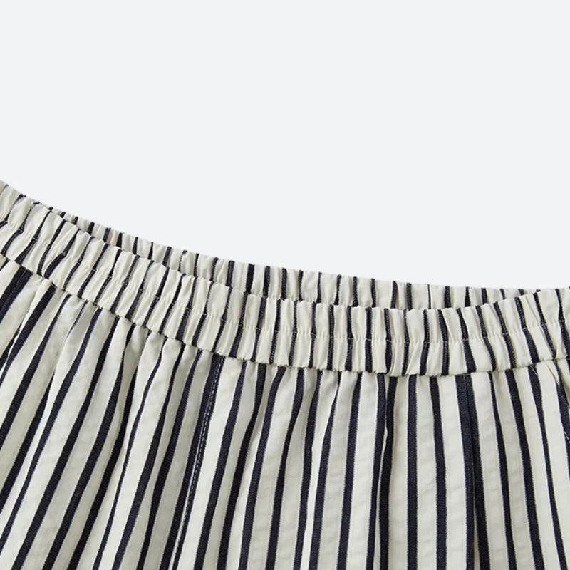 Y2K Striped Wide Leg Pants - Image 6